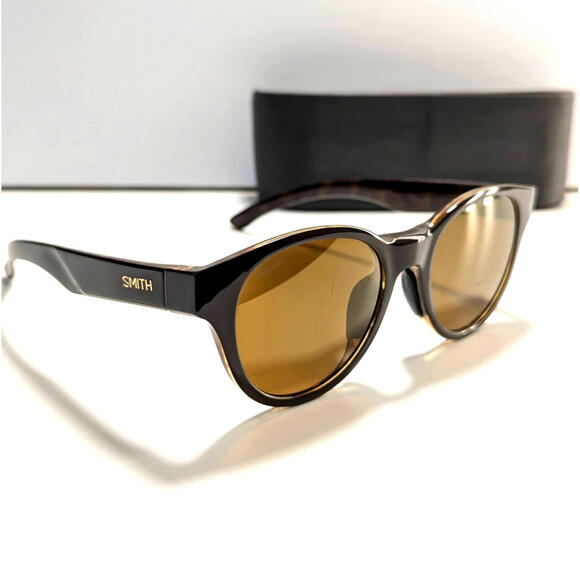 SMITH Optics Snare Unisex Round Polarized Sunglasses Brown Size: 51[]20 Classic - Picture 1 of 10